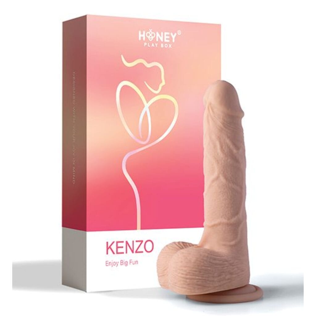 Kenzo App 9 Thrusting Dildo- Ivory 4