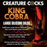 King Cobra Large Silicone Dildo 2