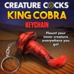 King Cobra Mini Dildo Key Chain 1