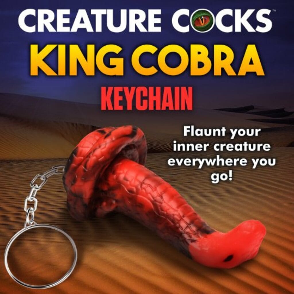 King Cobra Mini Dildo Key Chain 1