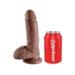 King Cock 7 Cock Balls - brown 1