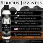 Master Series Jizz Unscented Lube - 8 oz 5