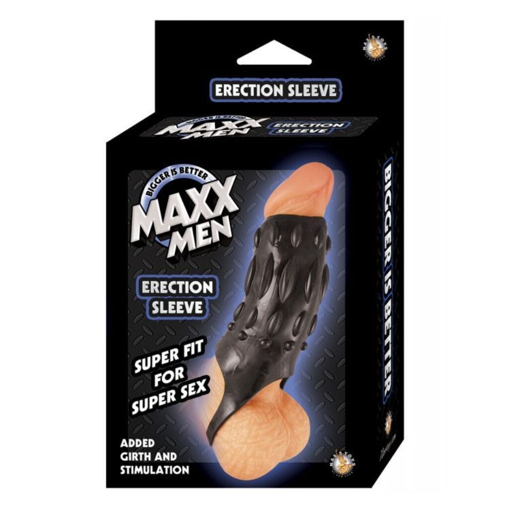 Maxx Men Erection Sleeve - Black 1