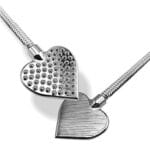 Nixie Flaming Heart Riding Crop - Silver 1