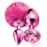 Nixie Metal Butt Plug Set pink 1