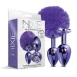 Nixie Metal Butt Plug Set purple 1