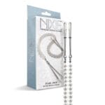 Nixie Pearl Drop Tweezer Nipple Clamps - Silver 2
