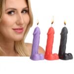 Passion Peckers Dick Drip Candles Set 3