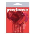 Pastease Tassel Holographic Heart red 1