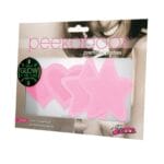 Peekaboos Glow in the Dark Hearts Stars - Hot Pink 1