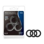 Performance - VS2 Pure Premium Silicone Cock Rings - Small - Black 4