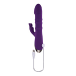 Playboy Pleasure Hop To It Rabbit Vibrator - Acai 5