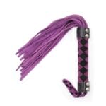 Plesur 15 Leather Flogger - Purple 2