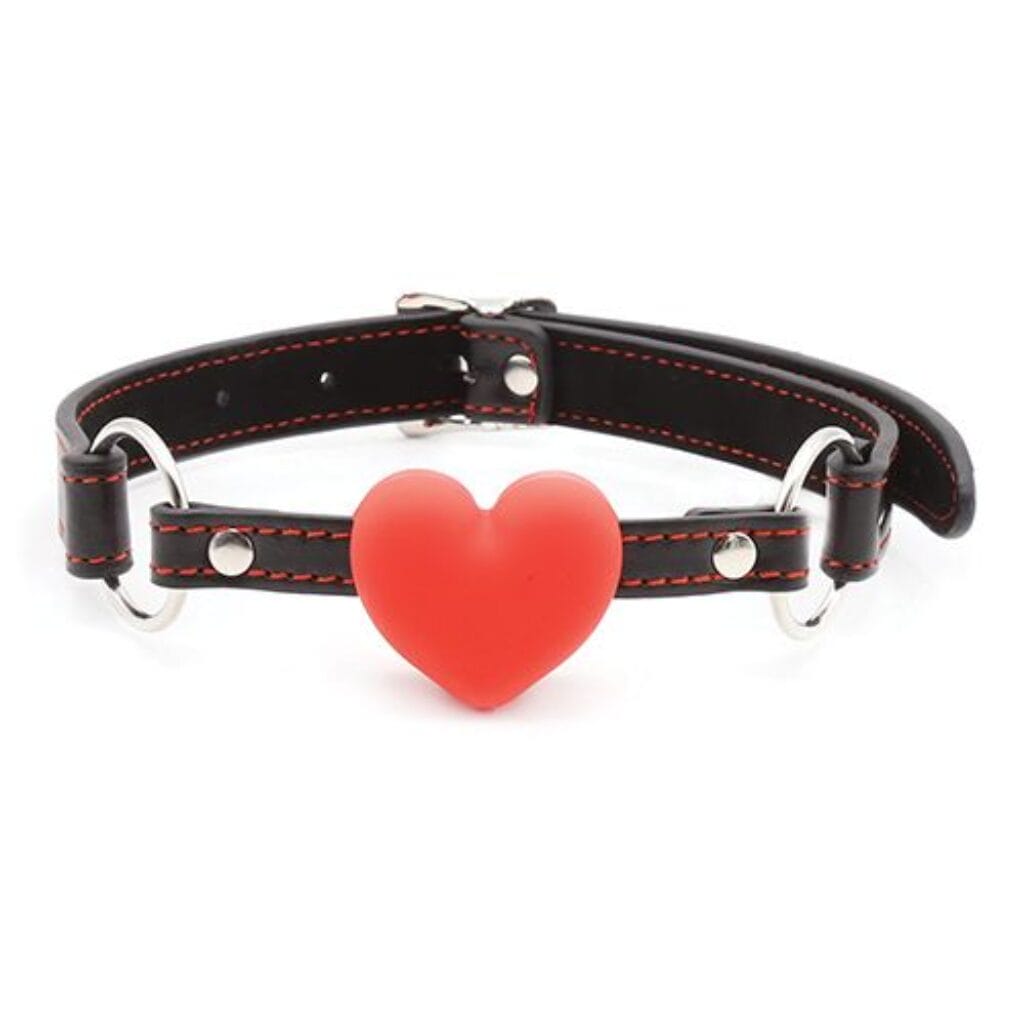 Plesur Heart Ball Gag 1