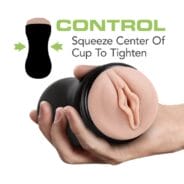 Soft and Wet - Self Lube Stroker Cup - Pleasure Ridges