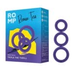 Romp Remix Trio Penis Ring Set of 3 - Purple 1