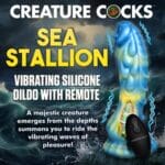 Sea Stallion Vibrating Silicone Dildo with Remote 8