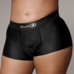Shots Ouch Vibrating Strap On Boxer - Black 3