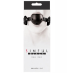 Sinful Ball Gag - Black 2