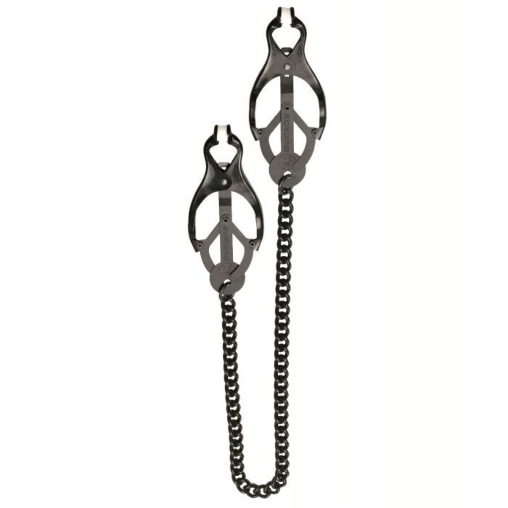 Spartacus Black Butterfly Style Nipple Clamps 1