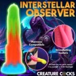 Tenta-Glow Glow-In-The-Dark Silicone Dildo 3