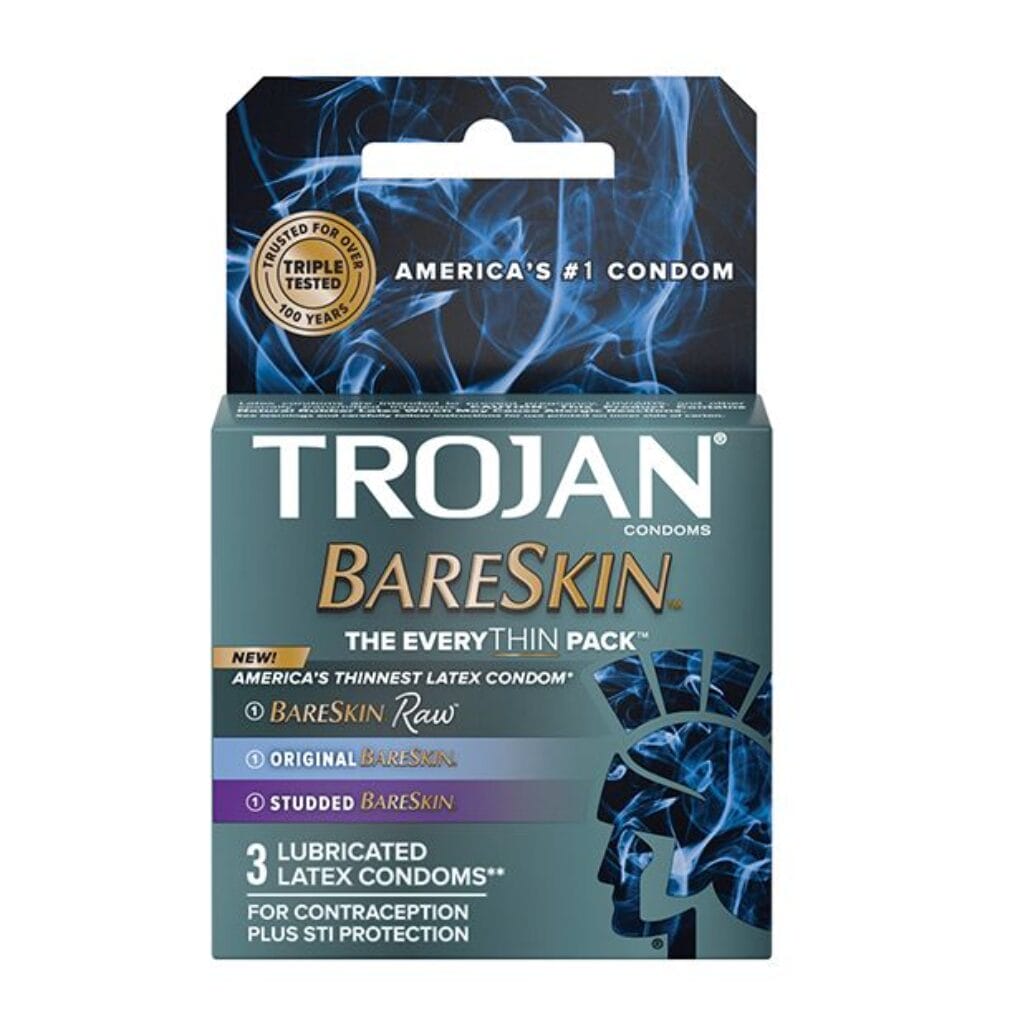 Trojan Bareskin EveryTHIN 3 Count Condoms 1