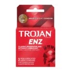 Trojan Enz Non-Lubricated 3 Count Condoms 2