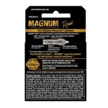 Trojan Magnum Raw Condoms 3pk