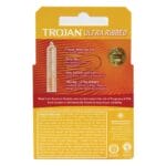 Trojan Ultra Ribbed Condoms 3pk 2