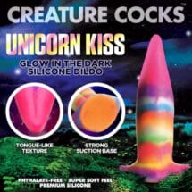 Unicorn Kiss Glow Tongue Dildo