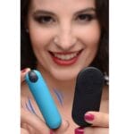 Vibrating Bullet with Remote Control - Blue 3