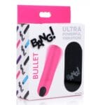 Vibrating Bullet with Remote Control - Pink 1