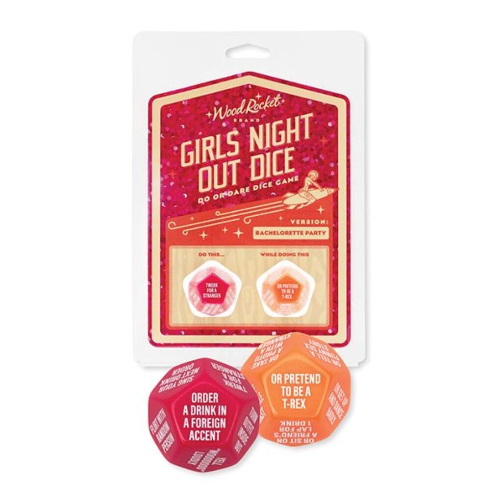 Wood Rocket Girls Night Out Do or Dare Dice Game 3