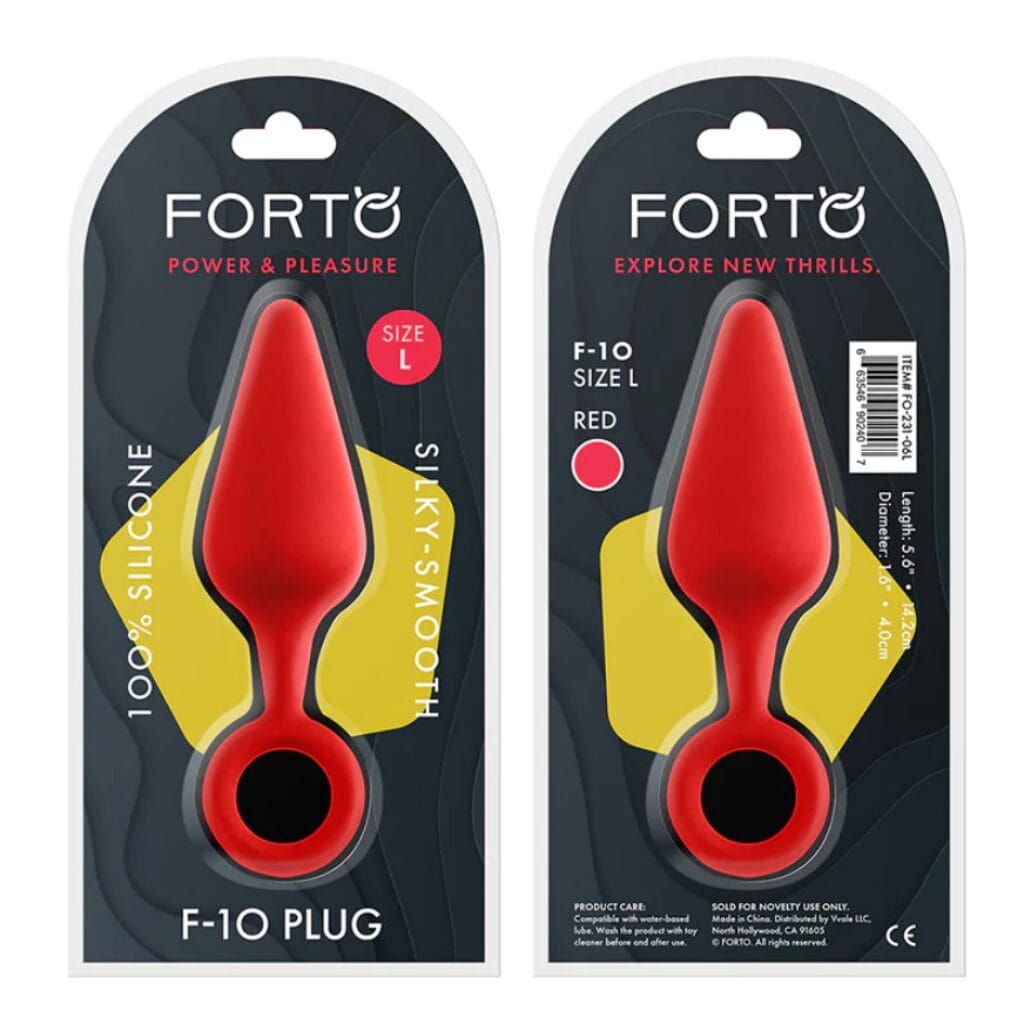 FORTO F-10 Plug Large Red 3