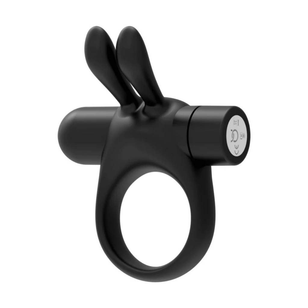 Forto Bunny Cockring Black