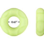 Forto F-33 Silicone Cockring Small Glow