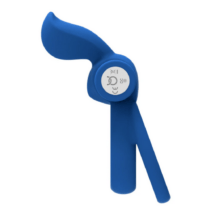 Forto Pointer Dual Cockring Blue