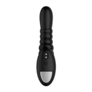 Forto Ribbed Pro Anal Massager Black