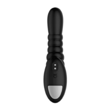 Forto Ribbed Pro Anal Massager Black