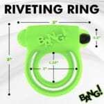 Glow in the Dark 28X Remote Controlled Cock Ring 4