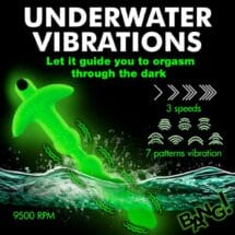 Glow-in-the-Dark Silicone Anal Beads