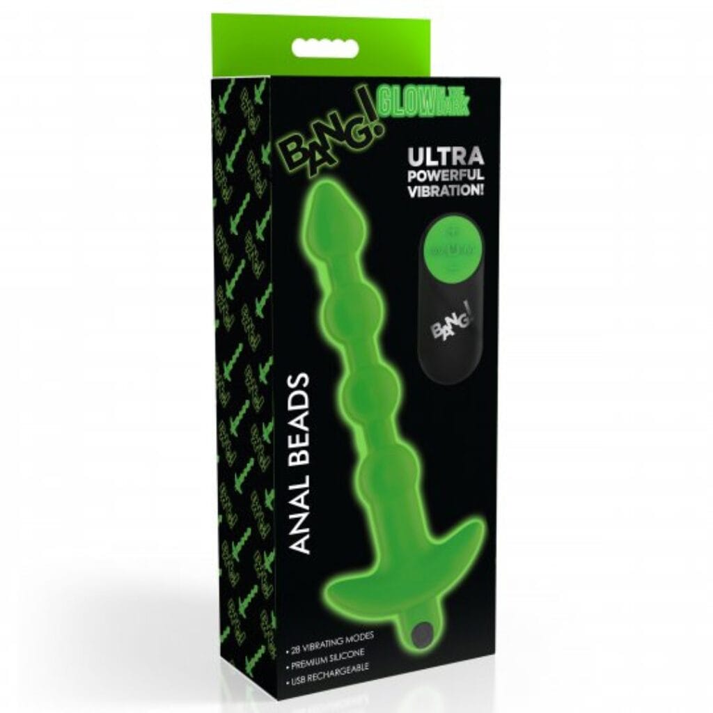 Glow-in-the-Dark Silicone Anal Beads 5
