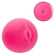 Pop Sock! Pussy and Ass Ball Stroker - Pink