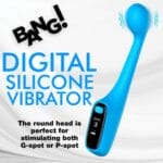 Silicone G-spot Vibrator with Digital 1