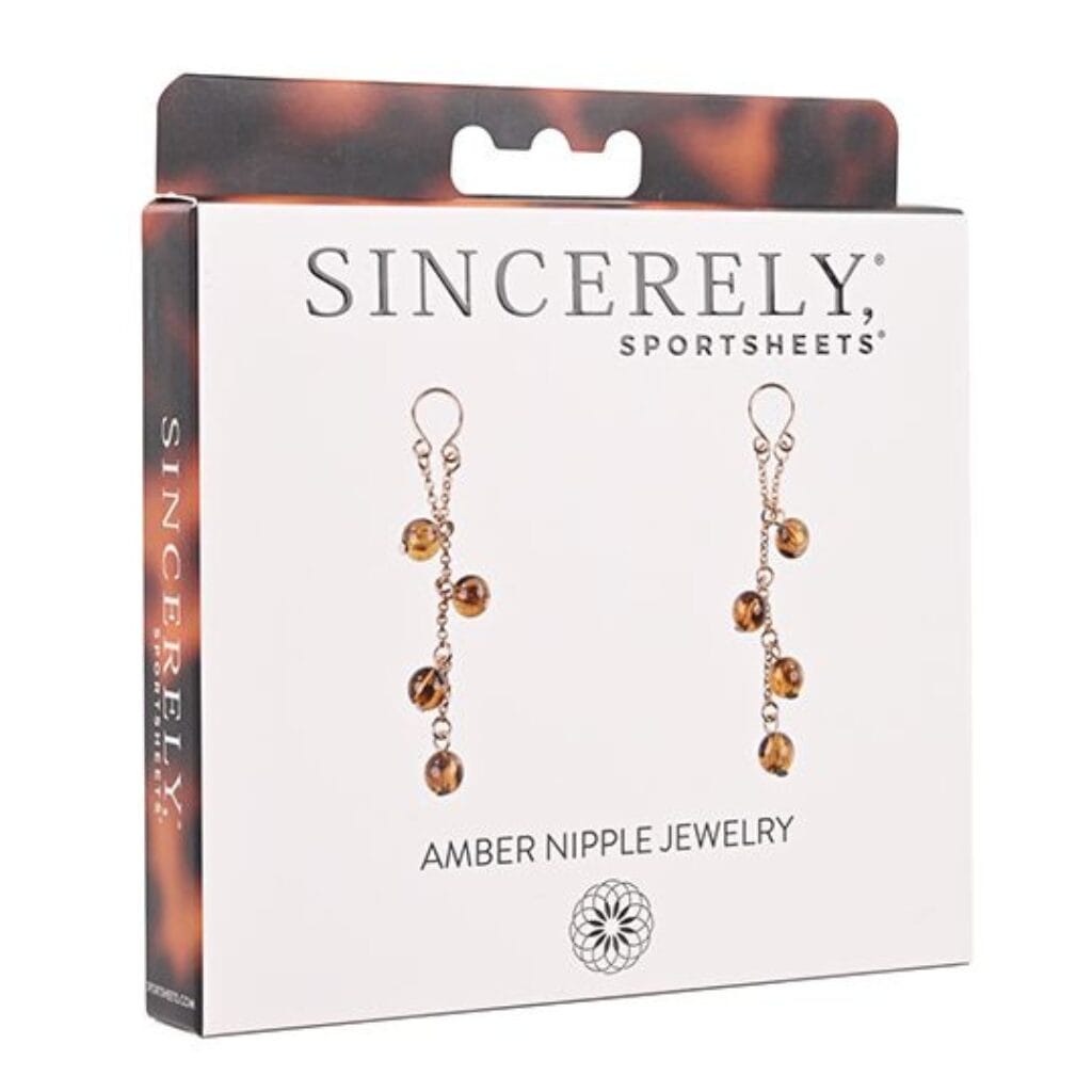 Sincerely Amber Nipple Jewelry 3
