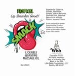 Smack Warming Massage Oil - 2 oz Tropical 1