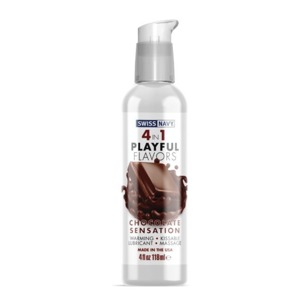 Swiss Navy 4 in 1 Playful Flavors Chocolate Sensation 2