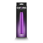 Chroma Rechargeable Vibe 7 in. Purple 3