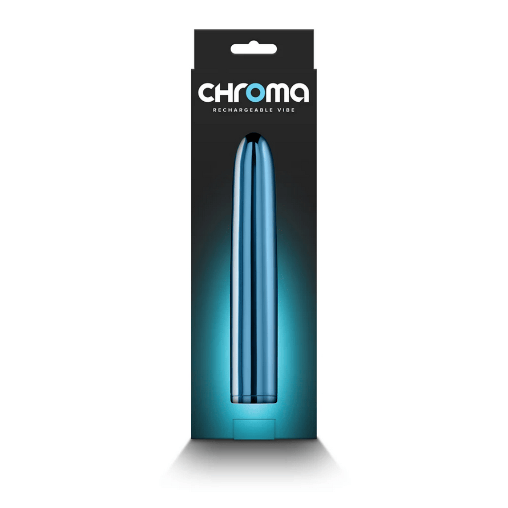 Chroma Rechargeable Vibe 7 in. Teal 1