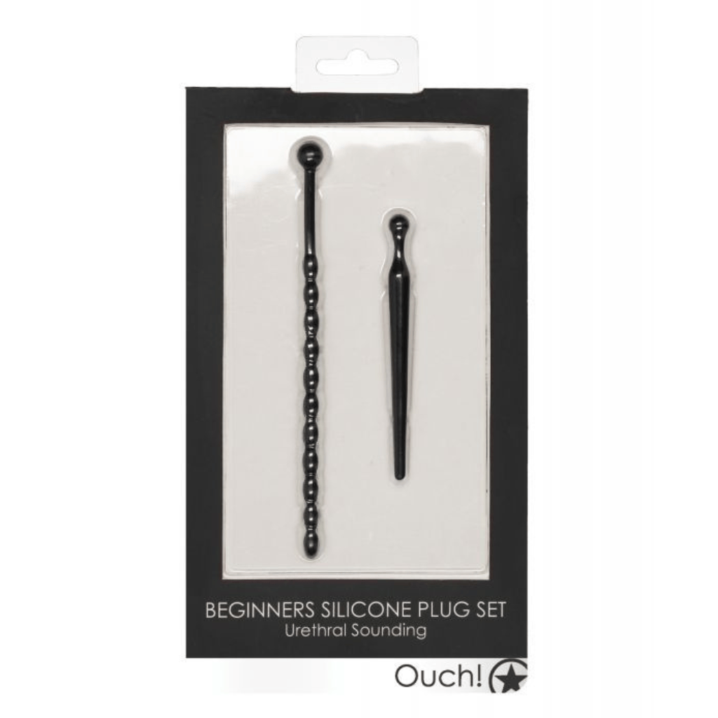Ouch Urethral Sounding Beginners Silicone Plug Set 3